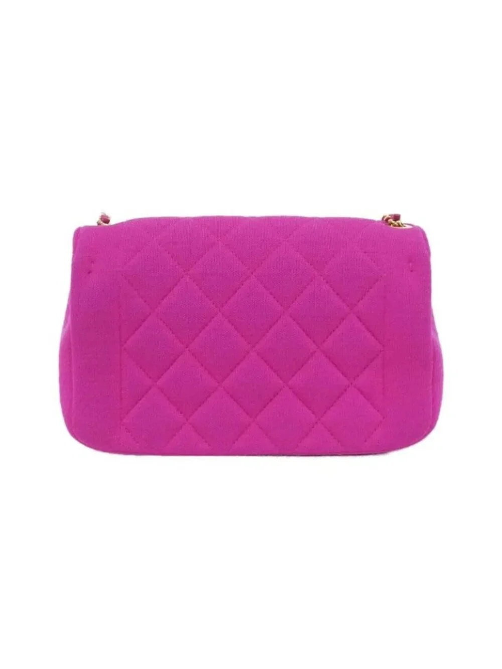 Chanel Shoulder Bag Canvas Gold - Picture 2 of 9